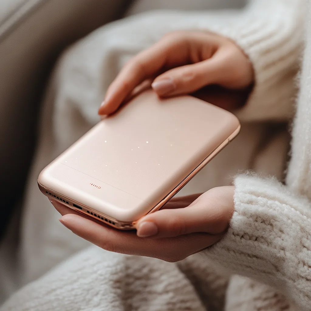 Powerbank mit integrierten Ladekabeln